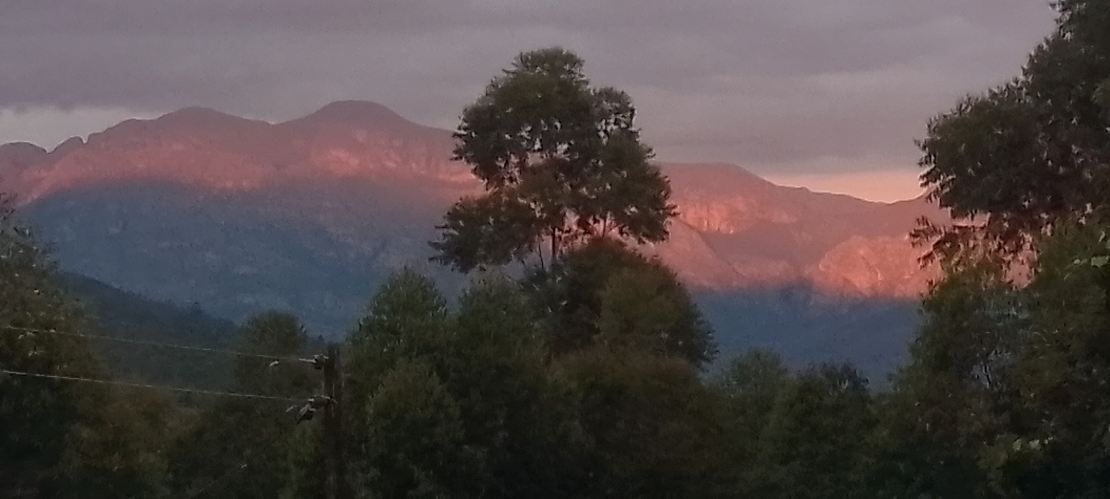 Sunrise over the Chimanimani Mountains